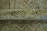 Dune Custom Made Silver, Olive and Peach Hand Knotted Traditional wool Rug