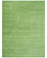 Custom Made solid Green Woolen Hand Tufted contemporary area Rug