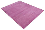 Custom made Solid Plane Purple Woolen Hand Tufted Multi Size wool area Rug