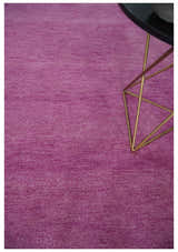 Custom made Solid Plane Purple Woolen Hand Tufted Multi Size wool area Rug