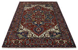 Custom Made Traditional Brown, Ivory and Blue Hand knotted Multi Size wool Area Rug