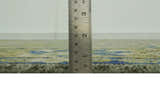 Custom Made Traditional Floral Green and Blue Hand Knotted wool area rug