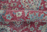 Custom Made Traditional Oriental Design Red And Blue Hand Knotted Wool Area Rug