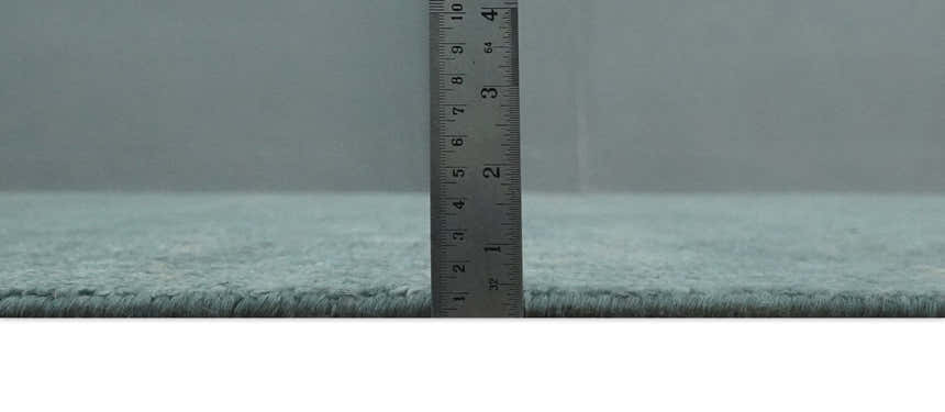 Custom Made Tree of Life Hand Knotted Teal and Beige Traditional Oushak Wool Area Rug