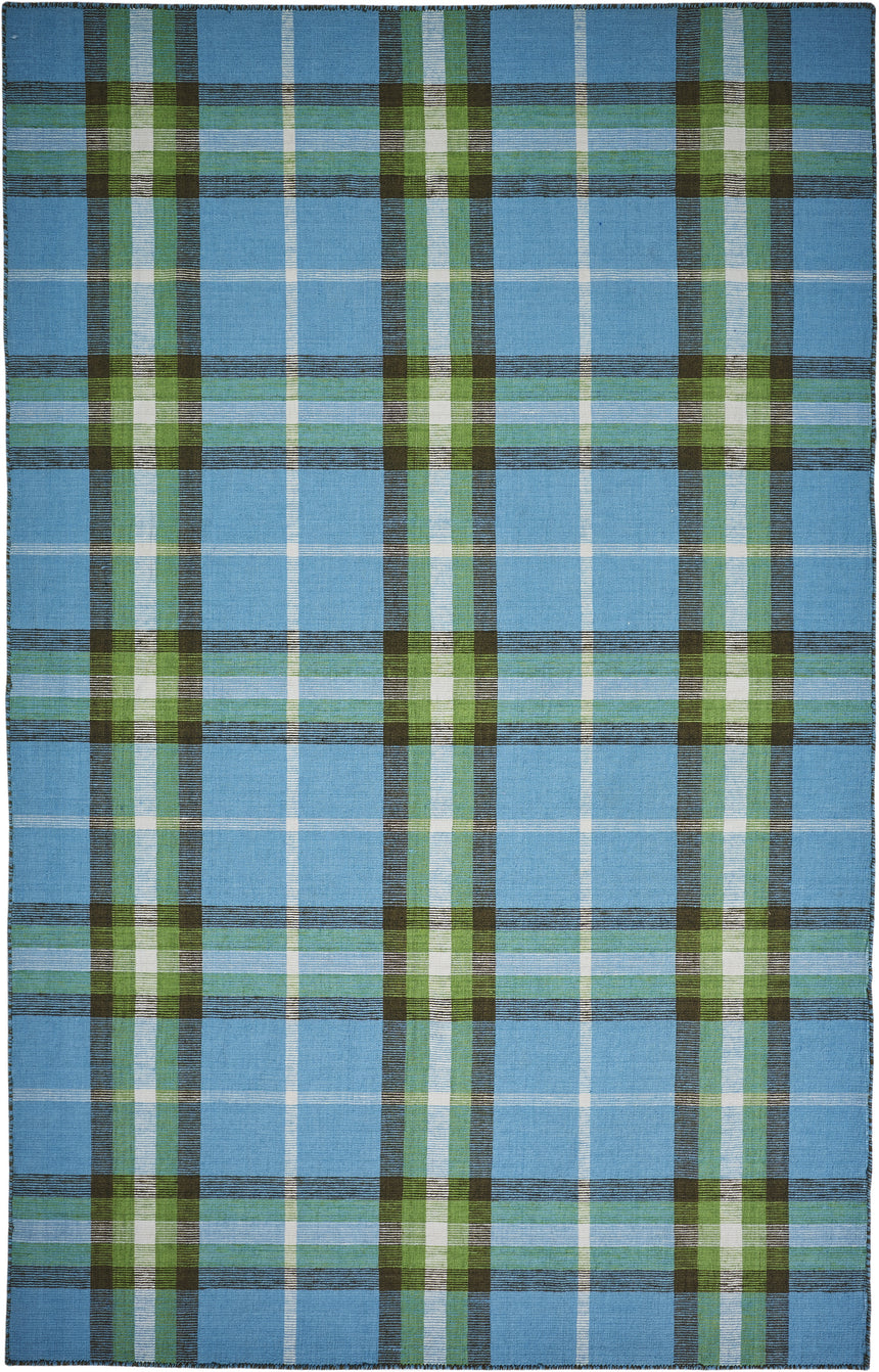 Feizy Crosby Transitional Plaid - Blue/Green/Black Area Rug - Clearance