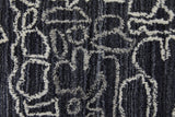 Feizy Whitton Modern Abstract - Black/Gray/Ivory Area Rug