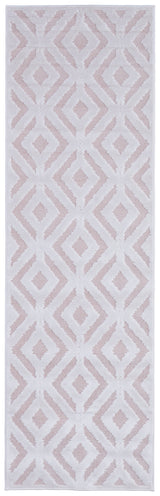 Feizy Saphir Mira Modern Solid - Pink/White Area Rug - Clearance