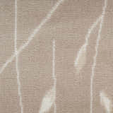 Close-up of the Nourison Grafix Beige Rug, showing its soft texture and subtle, abstract white line design.