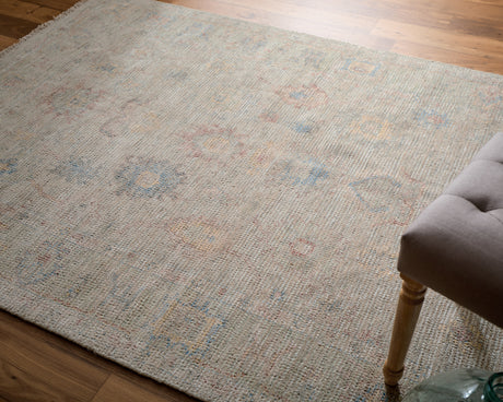 Feizy Caldwell Transitional Floral & Botanical - Brown/Tan/Blue Area Rug