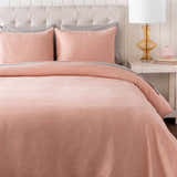Estaca Blush Linen Bedding - Clearance