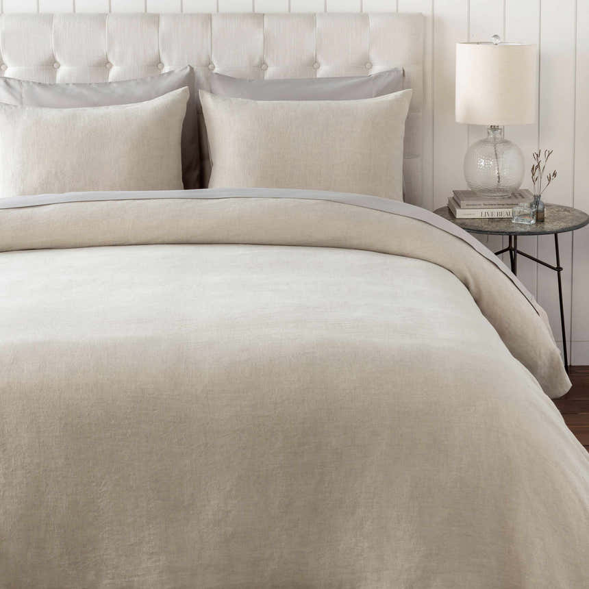 Firhouse Peach Linen Bedding - Clearance