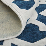 Feizy Saphir Mira Modern Geometric - Blue/Green/White Area Rug - Clearance