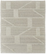 Feizy Ashby Transitional Geometric - Tan/Ivory Area Rug