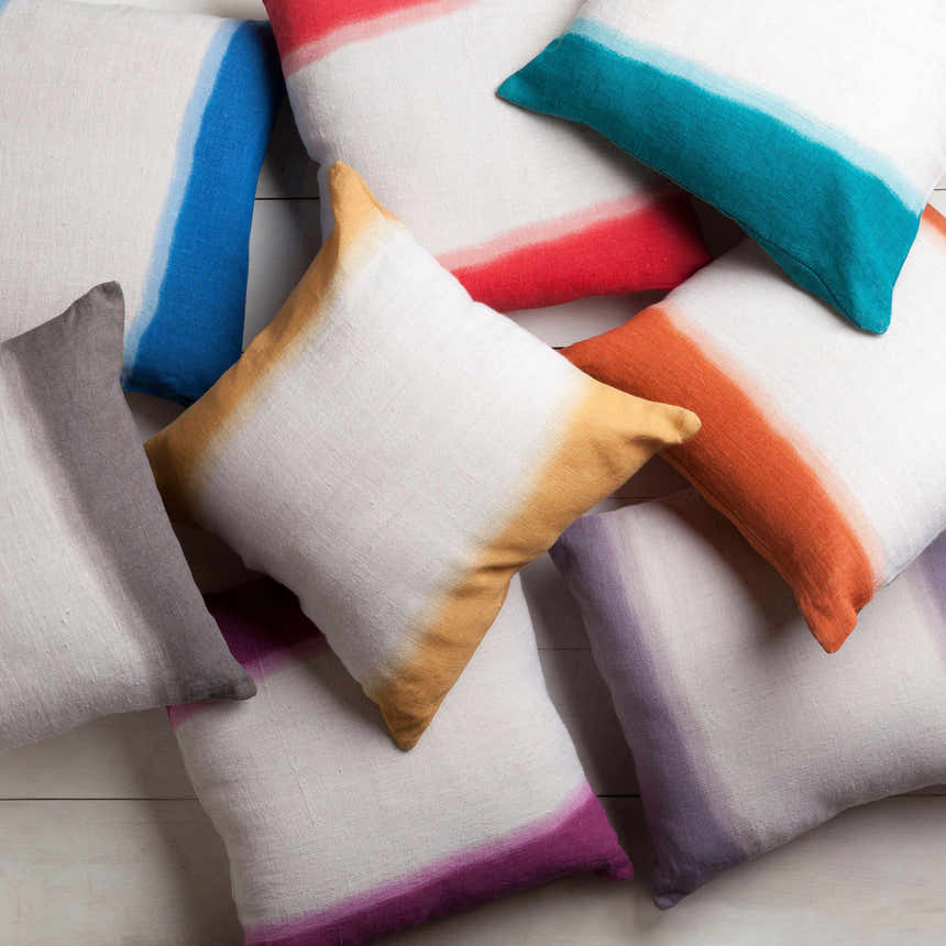 Gosberton Purple Ombre Throw Pillow - Clearance