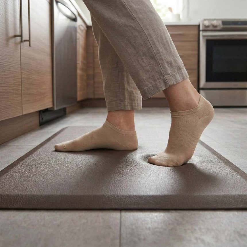 Anti-Fatigue Kitchen Mat, Brown