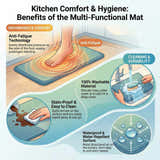 Anti-Fatigue Kitchen Mat, Brown