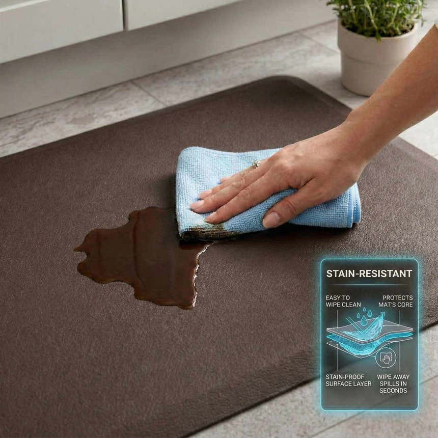 Anti-Fatigue Kitchen Mat, Brown