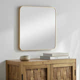 Ockenfels Modern Arched  Gold Wall Mirror