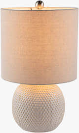 Manaloal Beige Textured Table Lamp