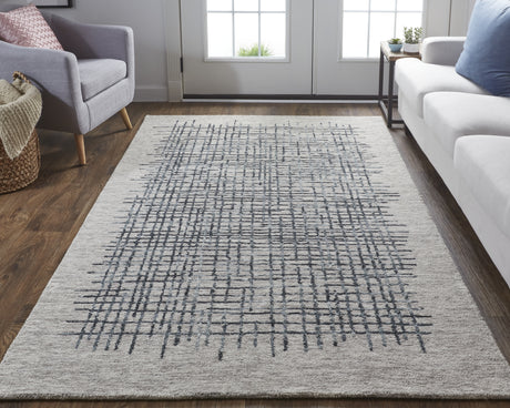 Feizy Maddox Transitional Abstract - Gray/Green/Tan Area Rug