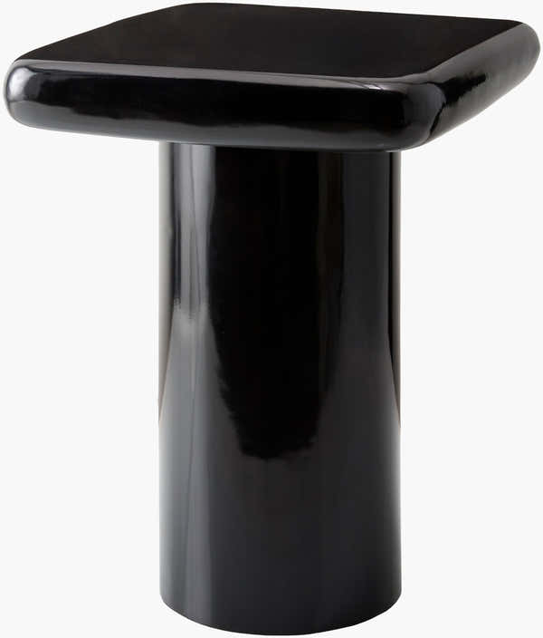 Soft Charcoal Modern End Table for sofa or lounge seating