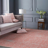 Edington Peach Diamond Print Throw Pillow - Clearance