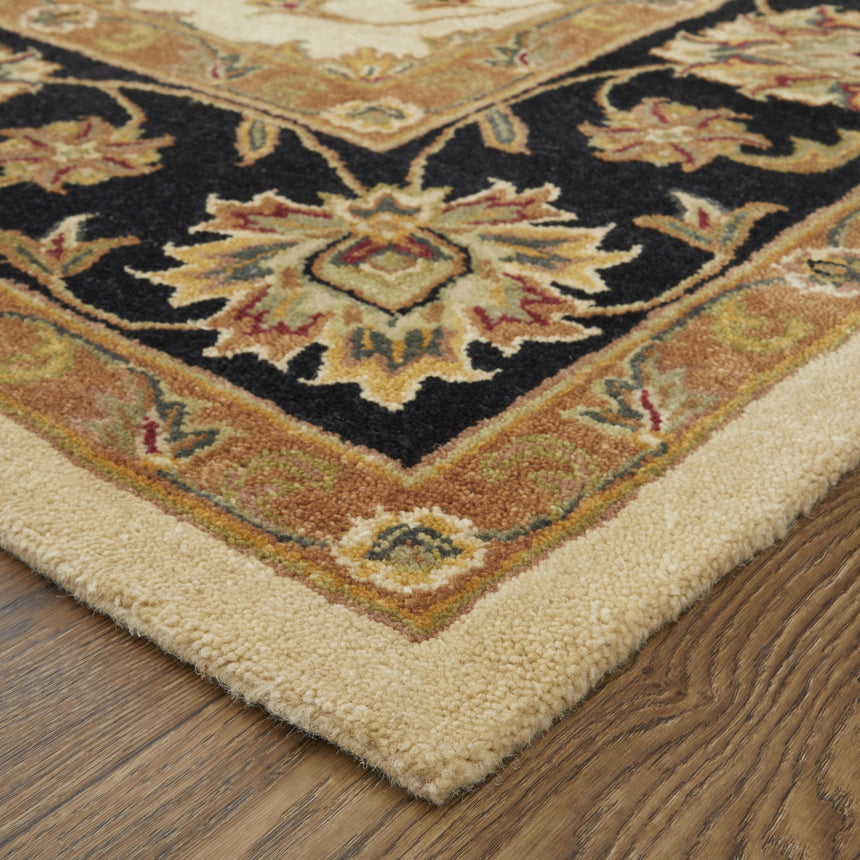 Feizy Wagner Traditional Oriental - Tan/Brown/Black Area Rug
