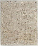Feizy Truxel Modern Polka Dots - Tan/Brown Area Rug