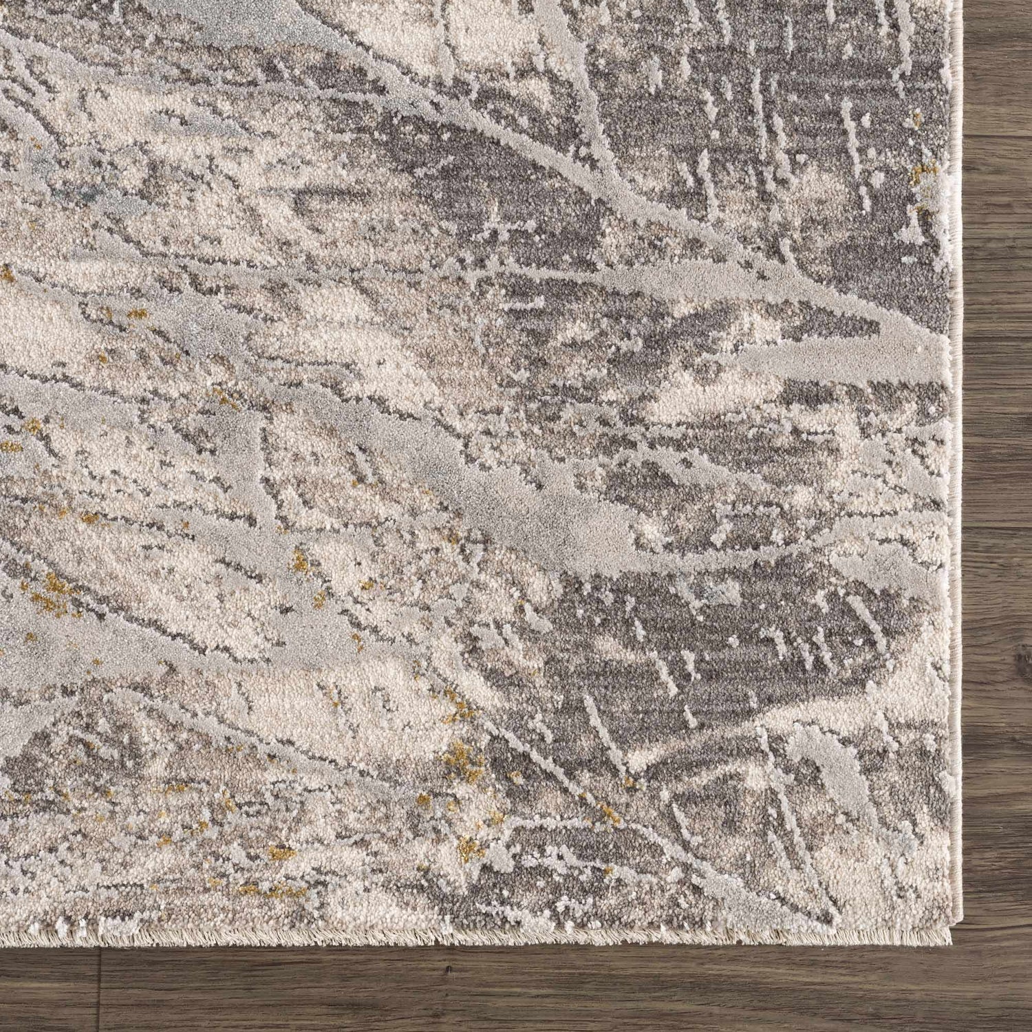 Sample Hinda Textured Rug with Fringes