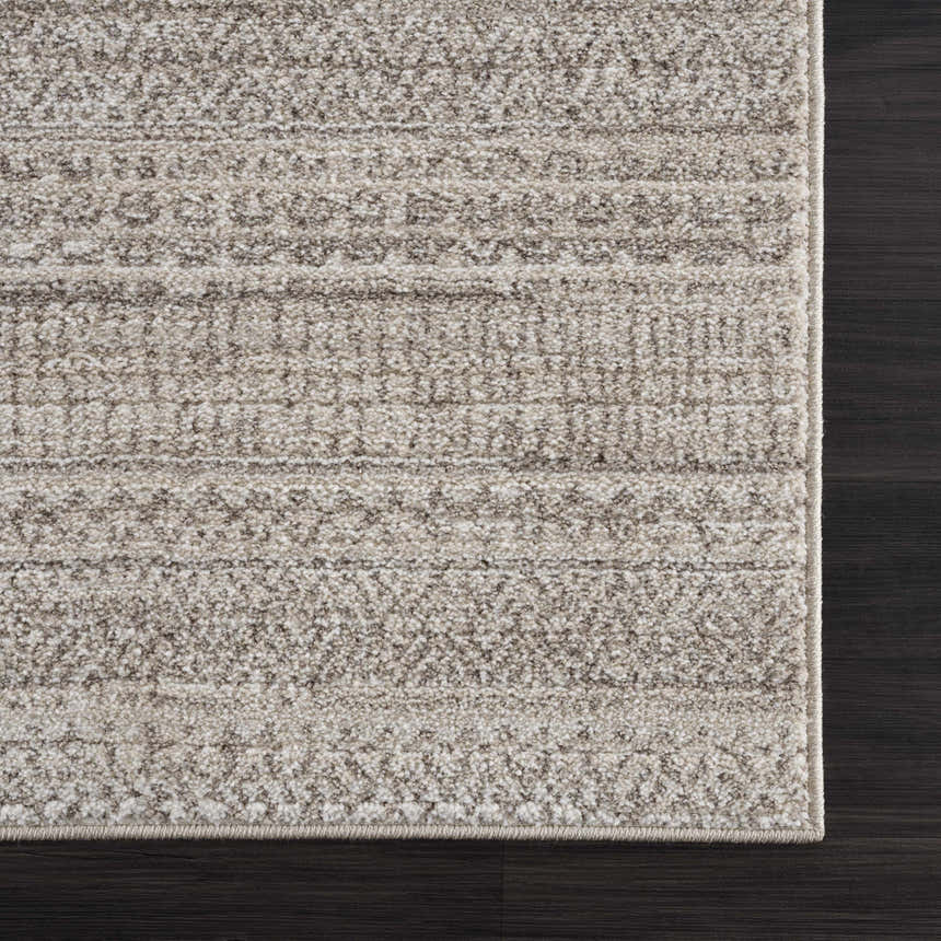 Sample Nate Beige Tribal High Pile Carpet