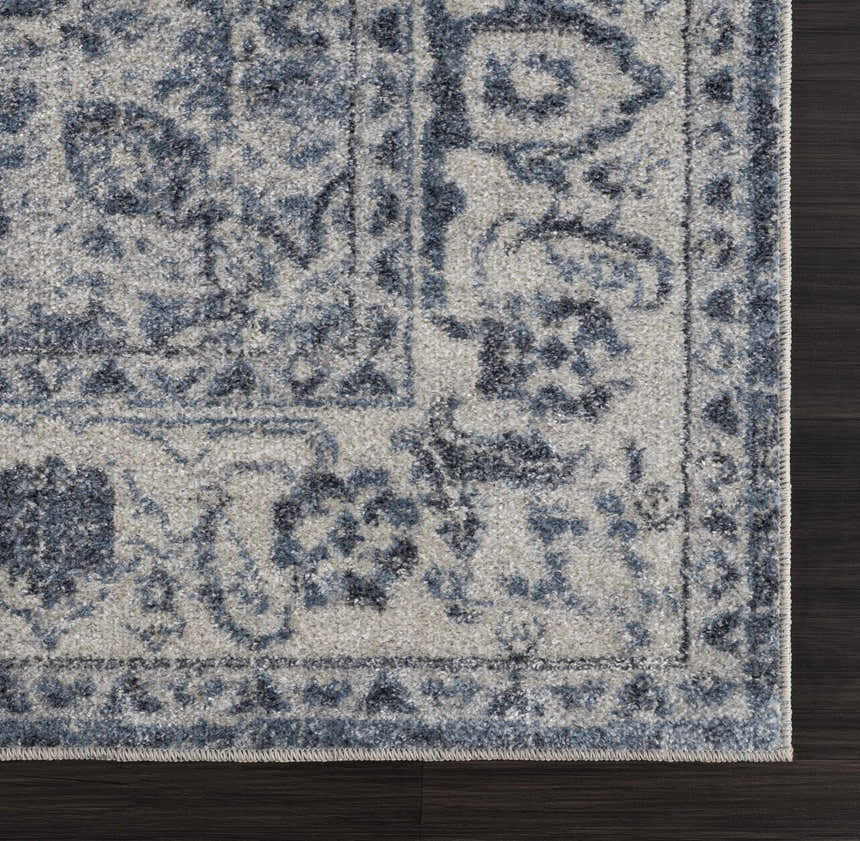 Sample Blue Hiti Washable area rug - Clearance