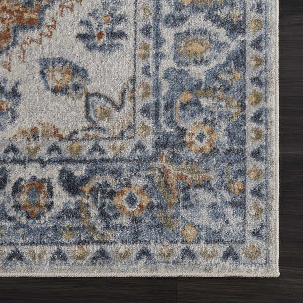 Sample Rust Hiti Washable area rug
