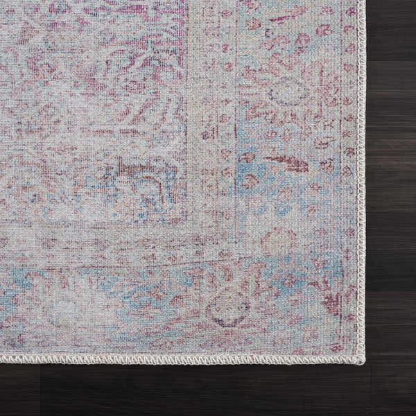 Sample Blush Dare Faded Vintage Washable Area Rug