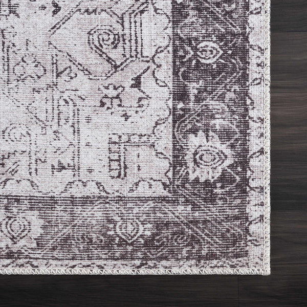 Sample Rosman Gray Washable Rug