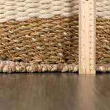 Made to Order Custom Size Ionut Checkered Jute Area Rug
