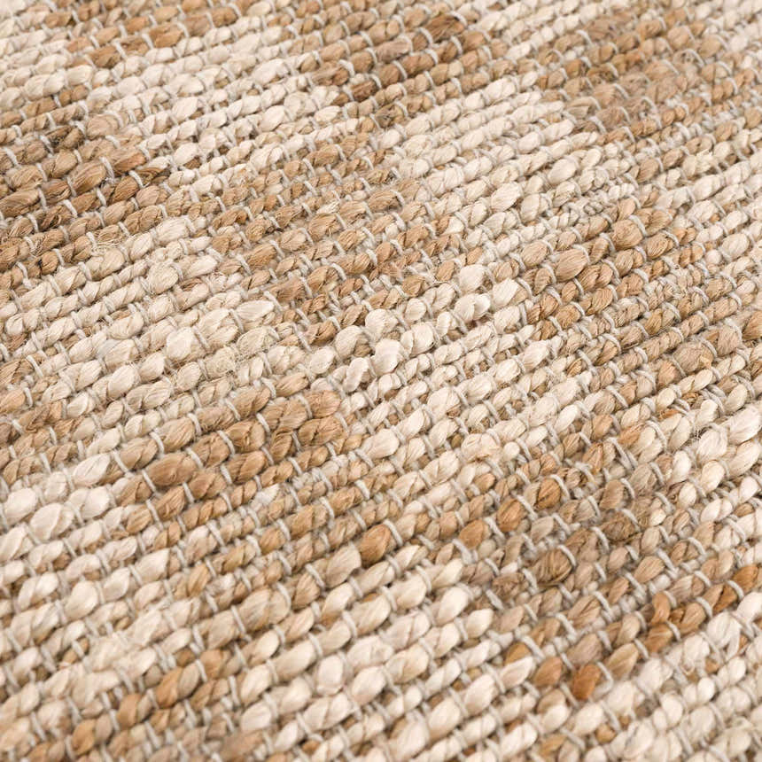 Made to Order Custom Size Ionut Checkered Jute Area Rug