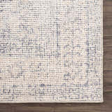 Sample Mortye Cream & Blue Medallion Area Rug - Clearance