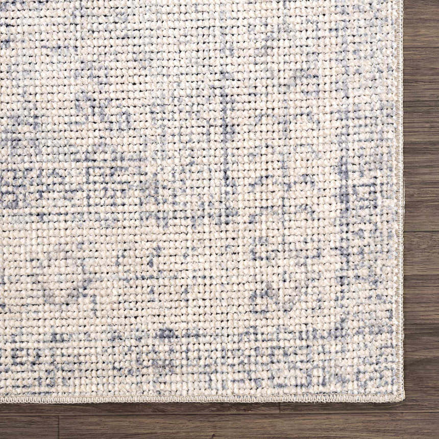 Sample Mortye Cream & Blue Medallion Area Rug - Clearance