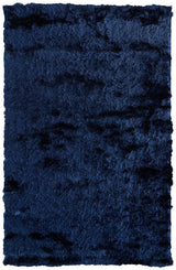 Feizy Indochine Modern Solid - Blue/Black Area Rug