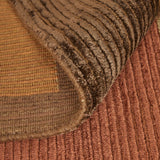 Feizy Keystone Transitional Color Block - Green/Brown/Orange Area Rug - Clearance