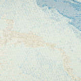 Close-up of the woven texture of the Nourison Color Splash Ivory Blue Coastal Area Rug.