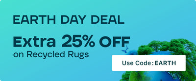 extra 25% off on recycled rugs use code: earth