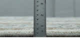 Earthy Neutral Custom Made Ivory, Beige and Silver Traditional Hand Knotted Wool Area Rug