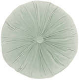 Mina Victory Sofia Ruched Velvet Celadon Indoor Throw Pillow