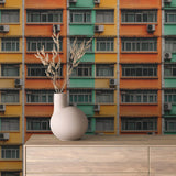 Urban Habitat Color Block Mural