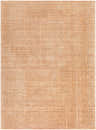 Close-up of the Alma Elle Decor x LIVABLISS EDAL-2303 area rug. Tan rug with a subtle, contemporary linear pattern. Design-Rectangle-537