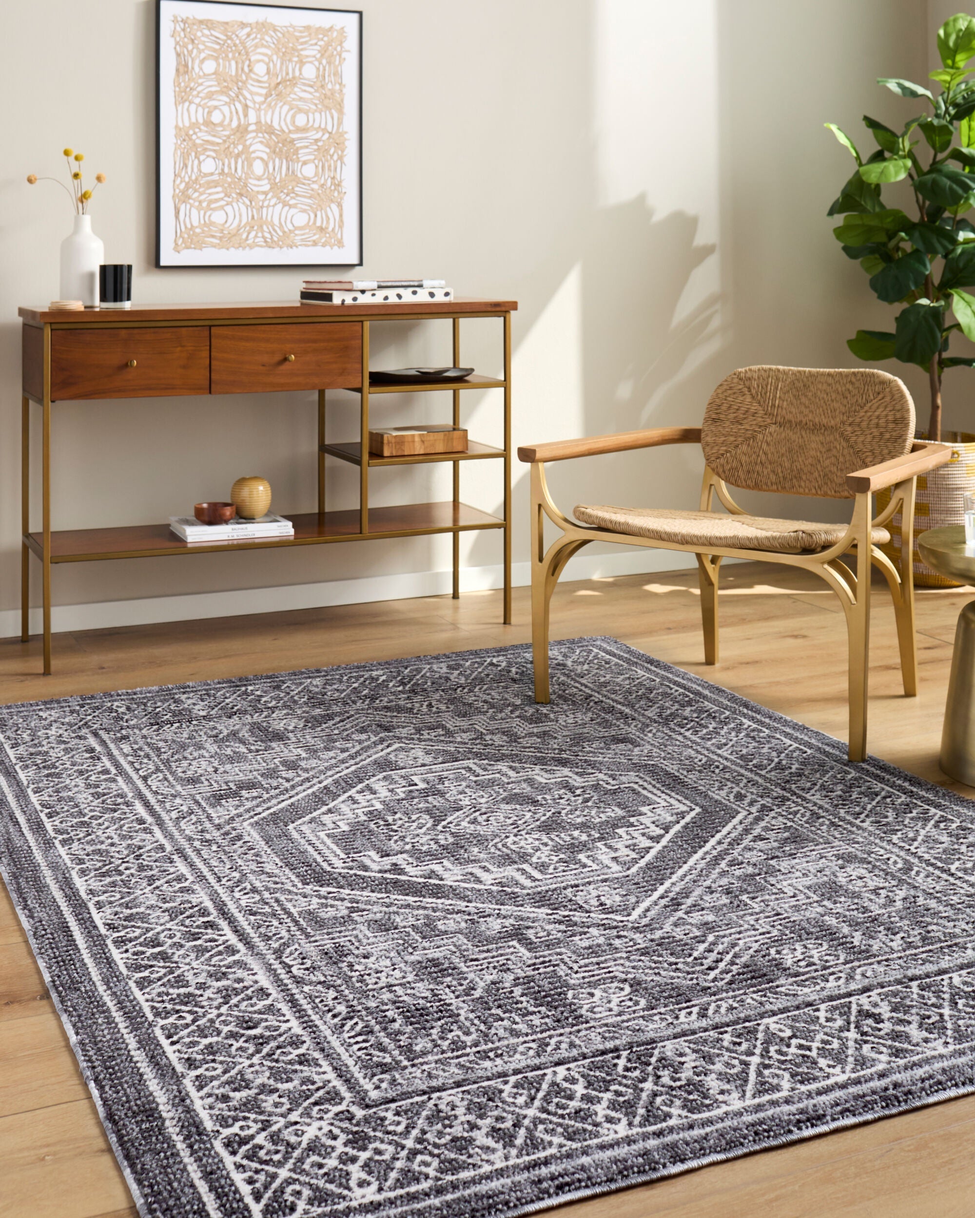 Odeon Machine Woven Elle Decor x LIVABLISS EDOD-2306 Area Rug