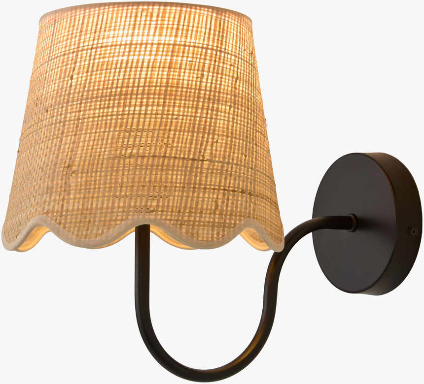 Aussillon Black Wall Sconce