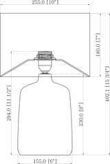 Chiquimula Dark Brown Table Lamp