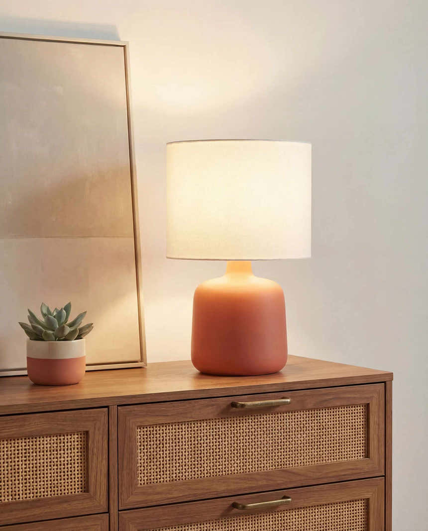 Khirkiyan Red Table Lamp